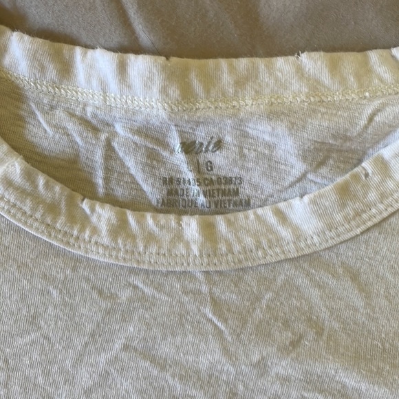Aerie white crop tee - Picture 2 of 4